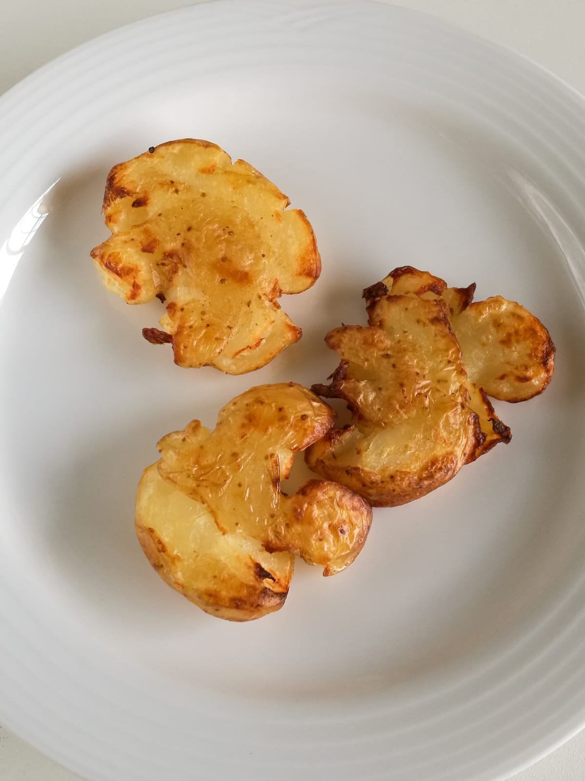 Smashed Roasted Baby Potatoes
